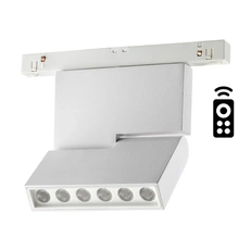 Изображение 358627 SHINO NT21 065 белый Трековый низковольтный св-к диммируемый с ДУ, со сменой цв.температуры IP20 LED 3000~6500К 12W 48V FLUM