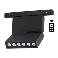 Изображение 358628 SHINO NT21 065 черный Трековый низковольтный св-к диммируемый с ДУ, со сменой цв.температуры IP20 LED 3000~6500К 12W 48V FLUM