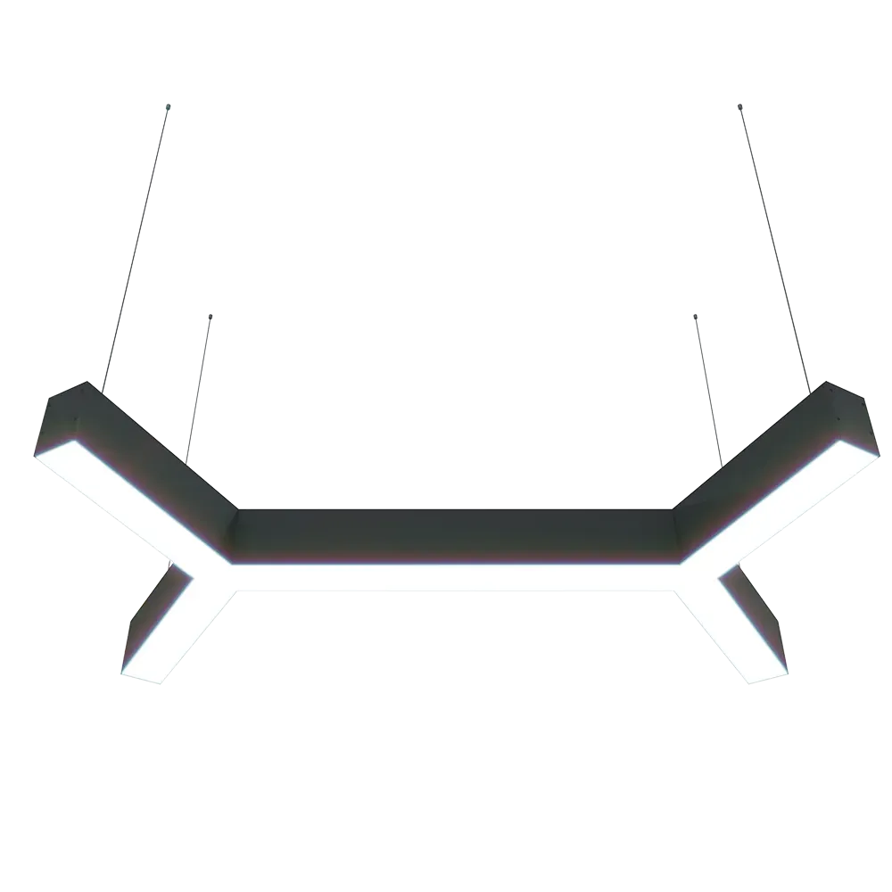 Светильники парныей трёxлучевыей кресты