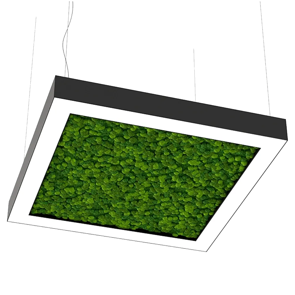 Светильники со мхом