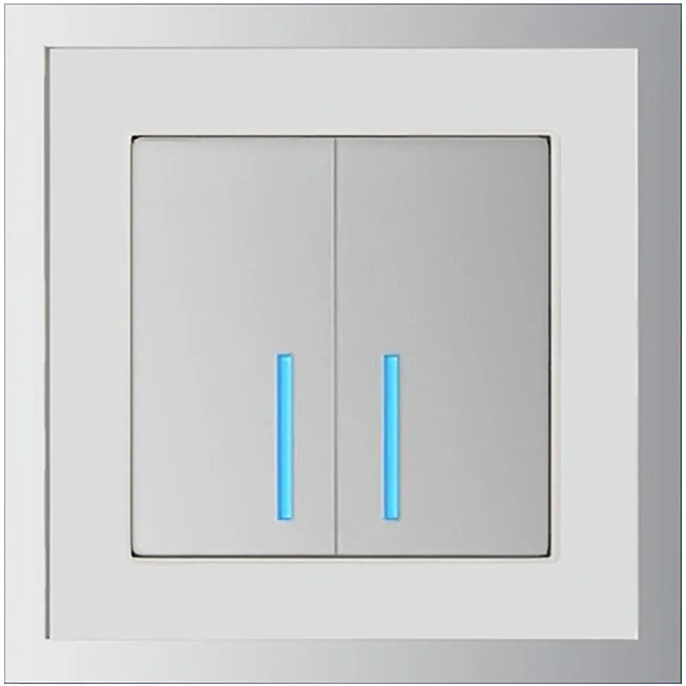 Белый / серебро